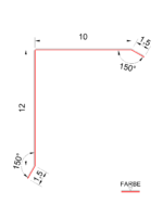 Pultabschluss – 12x10x1,5x1,5 – Bild 2